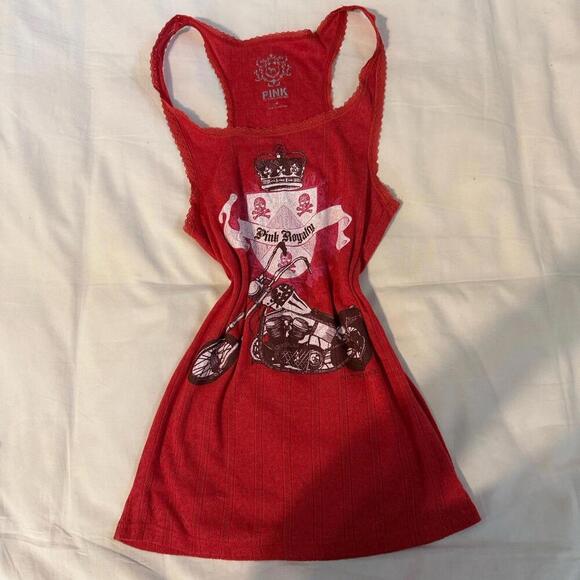 Victoria's Secret Pink Royalty with Motorcycle Skulls - Picture 5 of 5